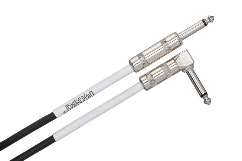 Hosa GTR-220R Guitar Cable, Hosa Straight to Right-angle, 20 Feet